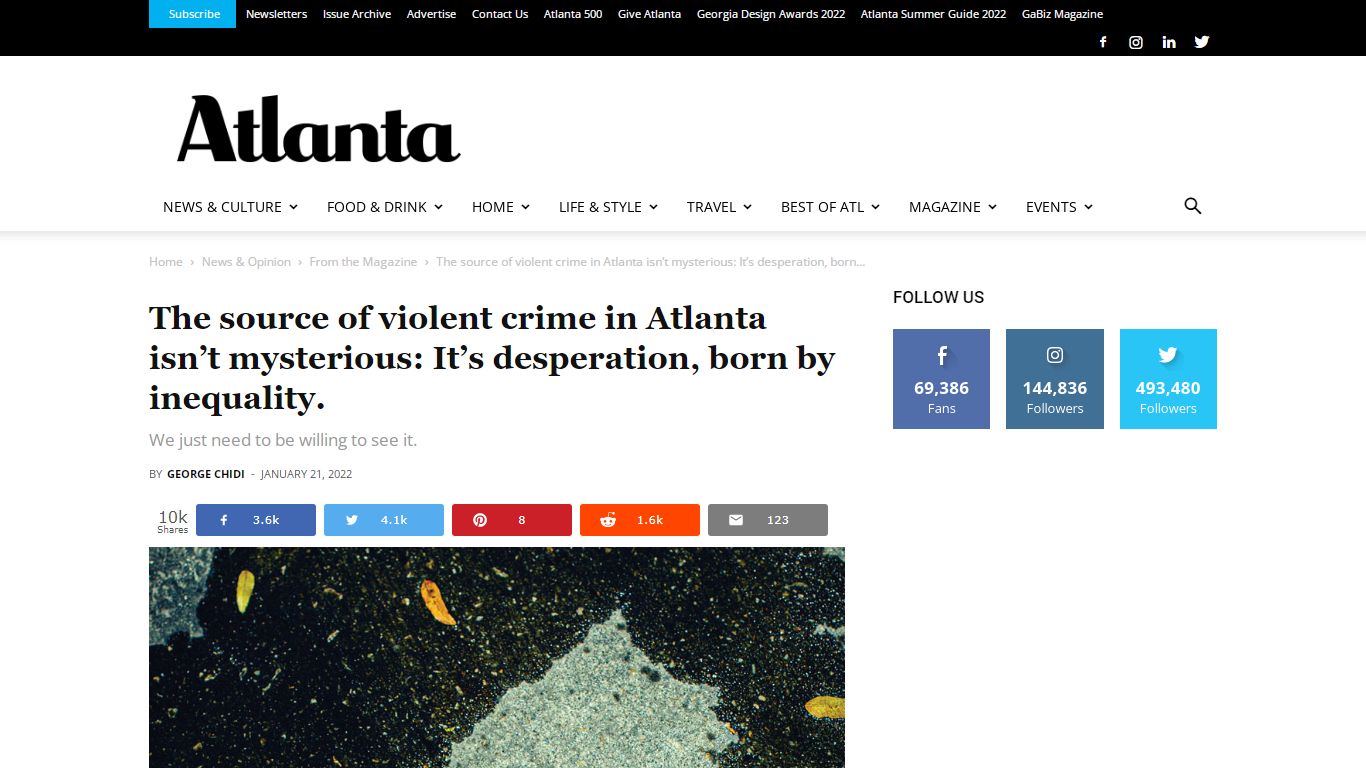 The source of violent crime in Atlanta isn’t mysterious: It’s ...